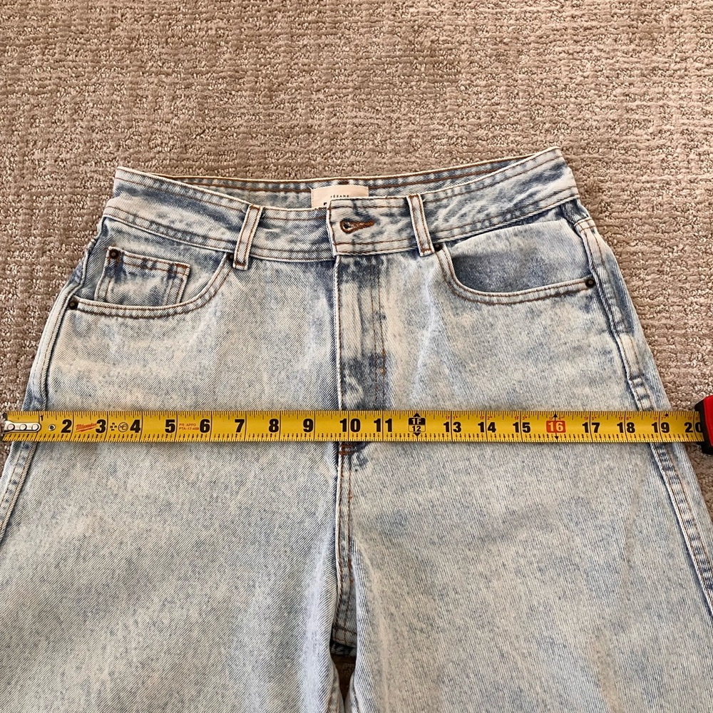 Sezane Le-Crop Light Wash Straight-Leg Jeans Size 6 - Picture 10 of 16
